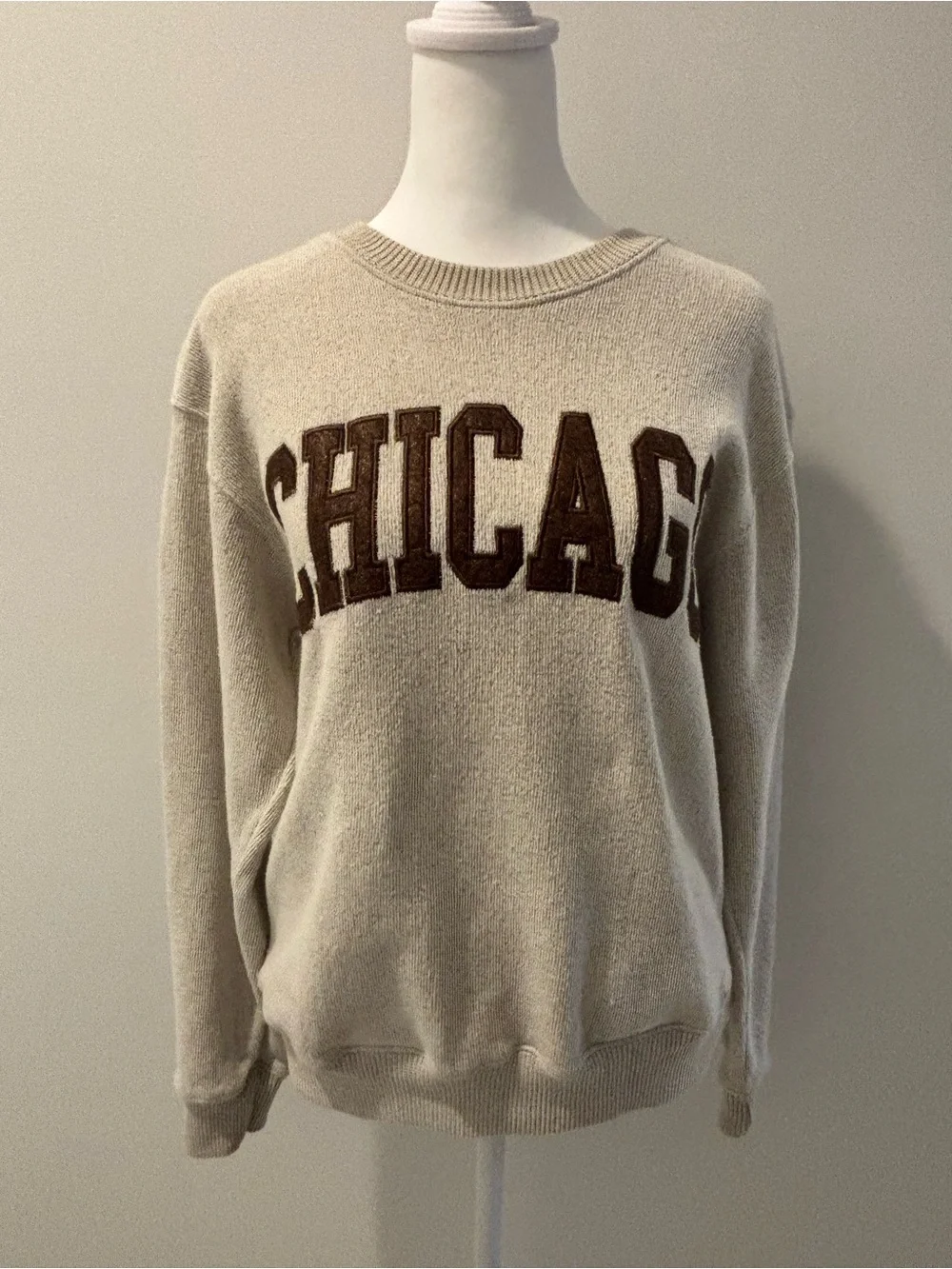 Chicago Graphic Knit Sweatshirt